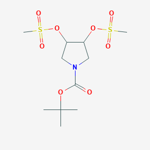 1-Boc-3,4-bis[(methylsulfonyl)oxy]pyrrolidine - 
