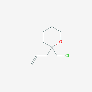 2-(Chloromethyl)-2-(prop-2-en-1-yl)oxane - 
