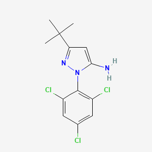 3-(tert-Butyl)-1-(2,4,6-trichlorophenyl)-1H-pyrazol-5-amine - 