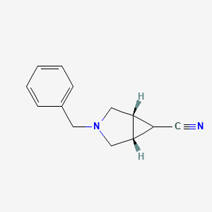 (1R,5S,6R)-3-Benzyl-3-azabicyclo[3.1.0]hexane-6-carbonitrile - 