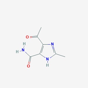 5-acetyl-2-methyl-1H-imidazole-4-carboxamide - 1306607-10-2