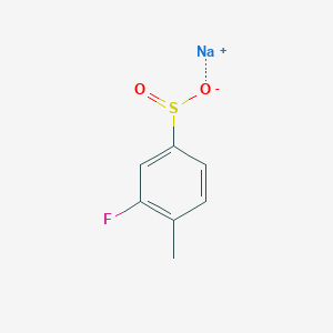 3-Fluoro-4-methylbenzenesulfinic acid sodium salt - 