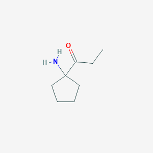 1-(1-Aminocyclopentyl)propan-1-one - 