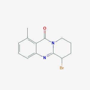6-bromo-1-methyl-6H,7H,8H,9H,11H-pyrido[2,1-b]quinazolin-11-one - 
