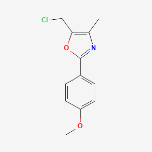 5-(Chloromethyl)-2-(4-methoxyphenyl)-4-methyl-1,3-oxazole - 