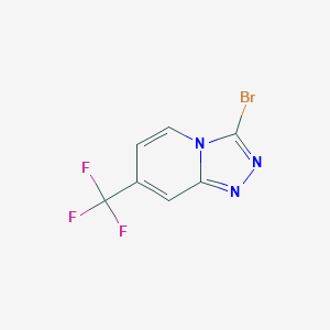 3-Bromo-7-(trifluoromethyl)-[1,2,4]triazolo[4,3-a]pyridine - 