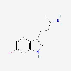 (2S)-4-(6-Fluoro-1H-indol-3-yl)butan-2-amine - 