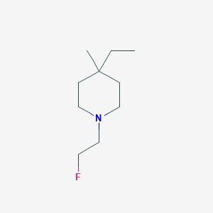 4-Ethyl-1-(2-fluoroethyl)-4-methylpiperidine - 