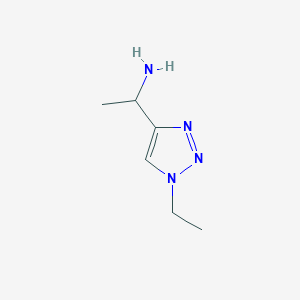 1-(1-Ethyl-1H-1,2,3-triazol-4-yl)ethan-1-amine - 