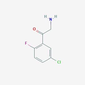 2-Amino-1-(5-chloro-2-fluorophenyl)ethan-1-one - 