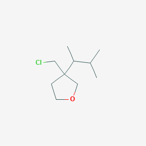 3-(Chloromethyl)-3-(3-methylbutan-2-yl)oxolane - 