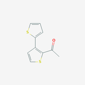1-[3-(Thiophen-2-yl)thiophen-2-yl]ethan-1-one - 