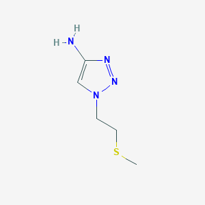 1-[2-(Methylsulfanyl)ethyl]-1H-1,2,3-triazol-4-amine - 