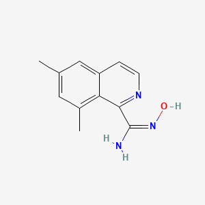 (E)-N'-Hydroxy-6,8-dimethylisoquinoline-1-carboximidamide - 
