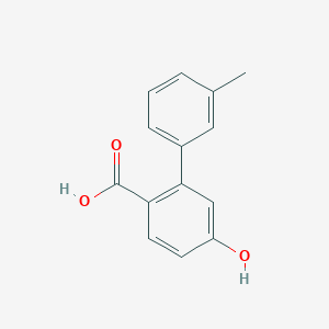 4-Hydroxy-2-(3-methylphenyl)benzoic acid - 