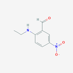 2-(Ethylamino)-5-nitrobenzaldehyde - 