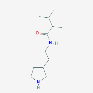 2,3-Dimethyl-N-[2-(pyrrolidin-3-YL)ethyl]butanamide - 