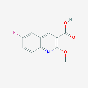 6-Fluoro-2-methoxyquinoline-3-carboxylic acid - 