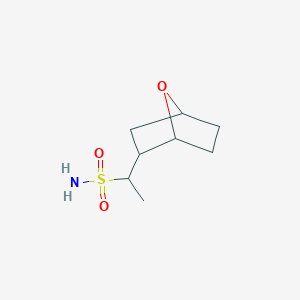 1-{7-Oxabicyclo[2.2.1]heptan-2-yl}ethane-1-sulfonamide - 