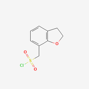 (2,3-Dihydro-1-benzofuran-7-yl)methanesulfonyl chloride - 