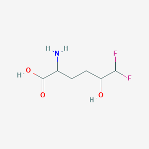 2-Amino-6,6-difluoro-5-hydroxyhexanoic acid - 