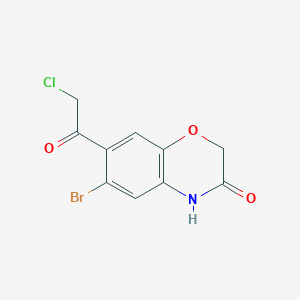 6-bromo-7-(2-chloroacetyl)-3,4-dihydro-2H-1,4-benzoxazin-3-one - 