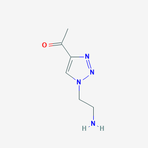 1-[1-(2-Aminoethyl)-1H-1,2,3-triazol-4-yl]ethan-1-one - 