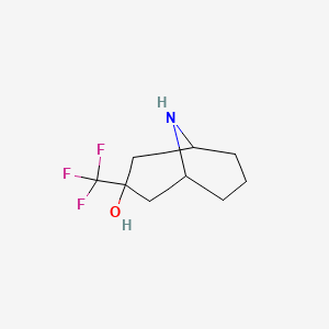 3-(Trifluoromethyl)-9-azabicyclo[3.3.1]nonan-3-ol - 
