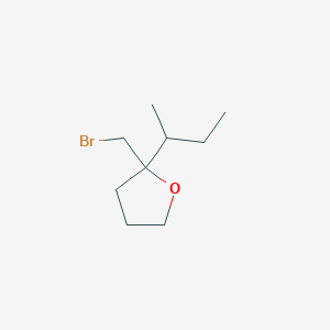 2-(Bromomethyl)-2-(butan-2-yl)oxolane - 