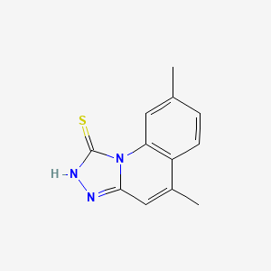 5,8-Dimethyl-[1,2,4]triazolo[4,3-a]quinoline-1-thiol - 