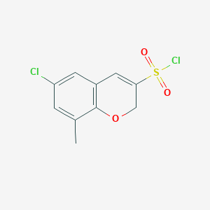 6-chloro-8-methyl-2H-chromene-3-sulfonyl chloride - 
