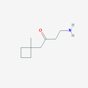 4-Amino-1-(1-methylcyclobutyl)butan-2-one - 