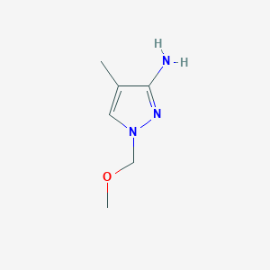 1-(Methoxymethyl)-4-methyl-1H-pyrazol-3-amine - 