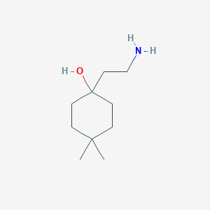 1-(2-Aminoethyl)-4,4-dimethylcyclohexan-1-ol - 