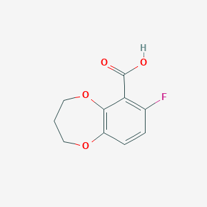 7-Fluoro-3,4-dihydro-2H-1,5-benzodioxepine-6-carboxylic acid - 