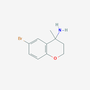 6-Bromo-4-methyl-3,4-dihydro-2H-1-benzopyran-4-amine - 