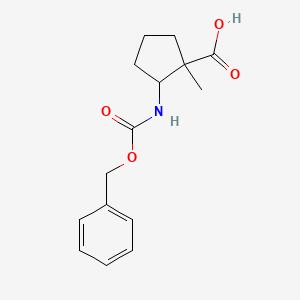 2-([(Benzyloxy)carbonyl]amino)-1-methylcyclopentane-1-carboxylicacid - 