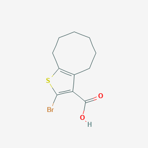 2-Bromo-4H,5H,6H,7H,8H,9H-cycloocta[b]thiophene-3-carboxylic acid - 