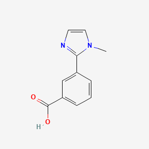 3-(1-methyl-1H-imidazol-2-yl)benzoic acid - 