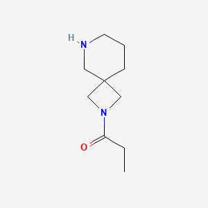 1-{2,6-Diazaspiro[3.5]nonan-2-yl}propan-1-one - 