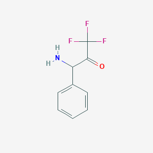 3-Amino-1,1,1-trifluoro-3-phenylpropan-2-one - 