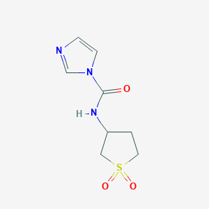 N-(1,1-Dioxo-1lambda6-thiolan-3-yl)-1H-imidazole-1-carboxamide -