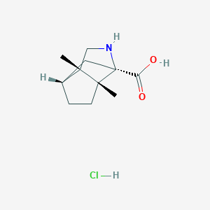 (1R,3R,6S,7R)-6,7-dimethyl-4-azatricyclo[4.3.0.0~3,7~]nonane-3-carboxylic acid hydrochloride - 