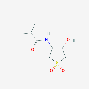 N-(4-Hydroxy-1,1-dioxo-1lambda6-thiolan-3-yl)-2-methylpropanamide - 