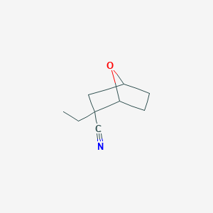 2-Ethyl-7-oxabicyclo[2.2.1]heptane-2-carbonitrile - 