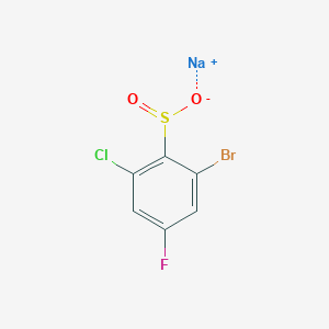 Sodium 2-bromo-6-chloro-4-fluorobenzene-1-sulfinate - 