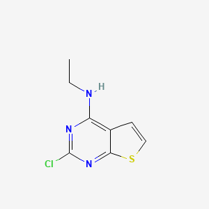 2-chloro-N-ethylthieno[2,3-d]pyrimidin-4-amine - 