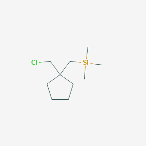 {[1-(Chloromethyl)cyclopentyl]methyl}trimethylsilane - 