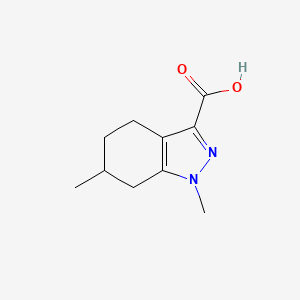 1,6-Dimethyl-4,5,6,7-tetrahydro-1H-indazole-3-carboxylic acid - 