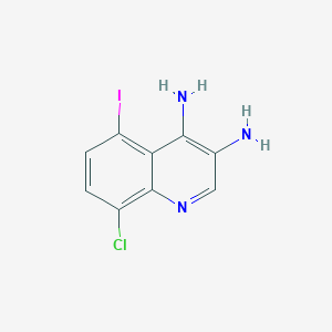 8-Chloro-5-iodoquinoline-3,4-diamine - 